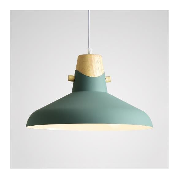 Bell / Dome Plafond Pendant Light Modernisme Métal 1 Lumière 8,5 "/ 14" Dia rose / jaune / Green Lampe suspendue