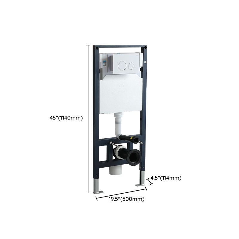 Modern Ceramic Flush Toilet Wall Hung White Toilet Bowl for Washroom