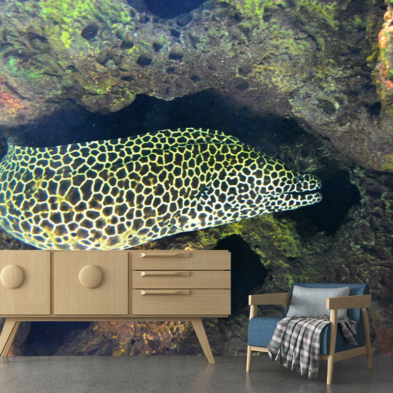 Underwater World Mural Contemporary Decorative Living Room Wall Art for Decoration