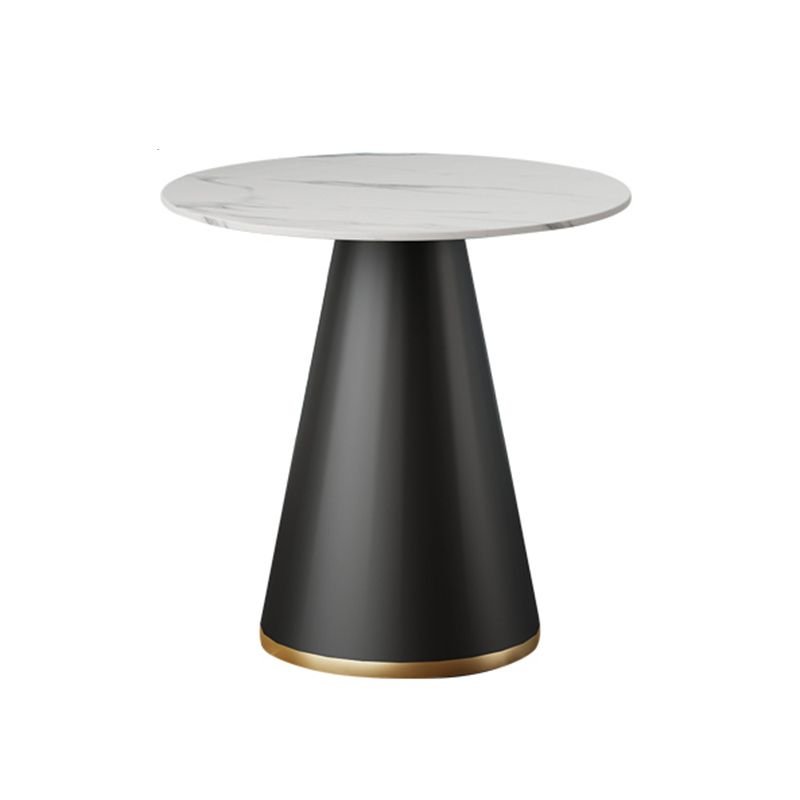 Modern Style Sintered Stone Dining Set Round 1/3/5 Pieces Dining Set for Home Use