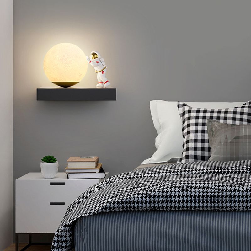 Modern Wall Light Fixture Astronaut Wall Light Sconce for Kid's Bedroom