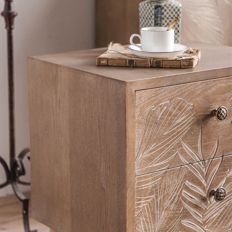 Distressed Wood Accent Chest Industrial Knobs Wood Accent Cabinet
