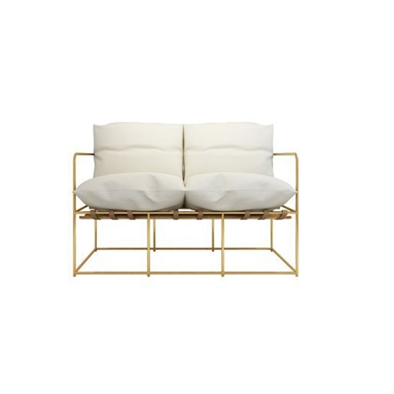 Standard Sofa 26.7" W Square Arm Sofa with Metal Frame for Living Room