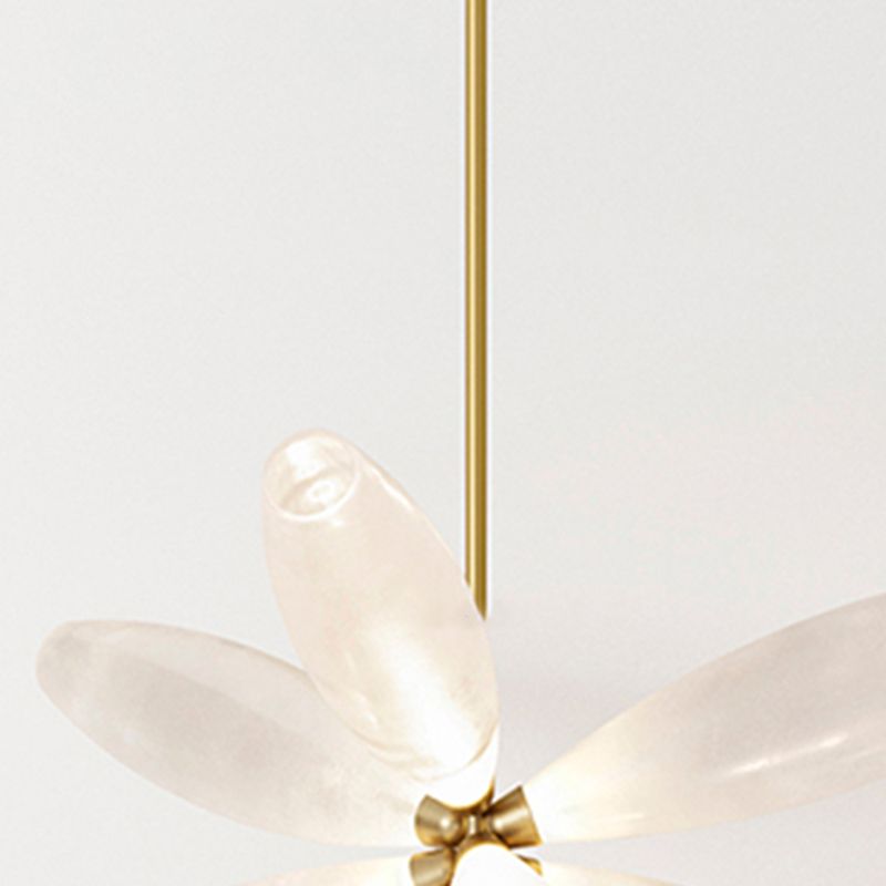 Nordic Dining Chandelier Light Kitchen LED Glass Shade Ceiling Hanging Light Fixture