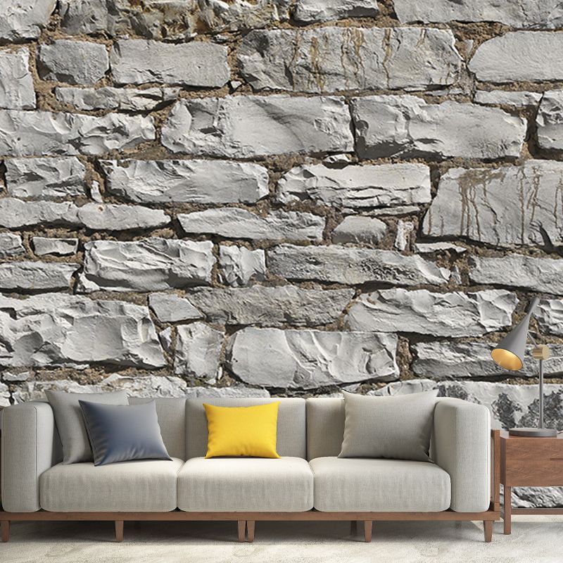 Brick Wall Mural Industrial Wallpaper Horizontal Photography Living Room Wall Covering