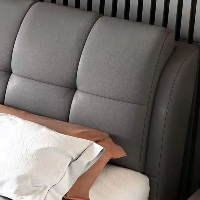 Glam Pine Wood Mattress Included with Headboard Rectangular Bed Frame