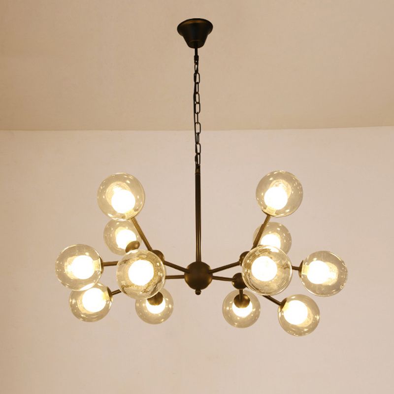 Lámpara de lámparas de múltiples luces de vidrio de estilo Starburst estilo moderno