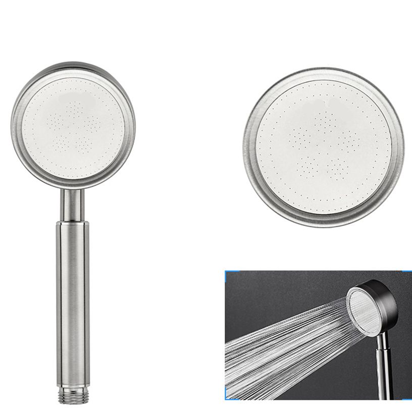 Round Hand Shower Water Efficient Stainless Steel Showerhead