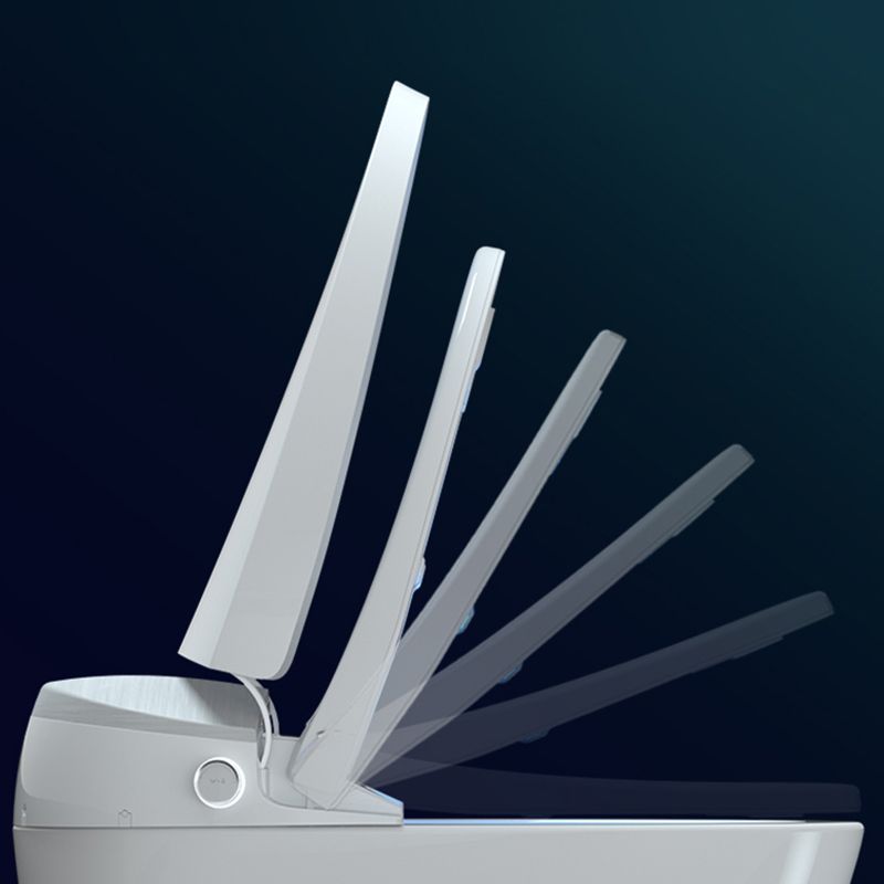 Contemporary Floor Mounted Flush Toilet Ceramic Siphon Jet Urine Toilet for Washroom