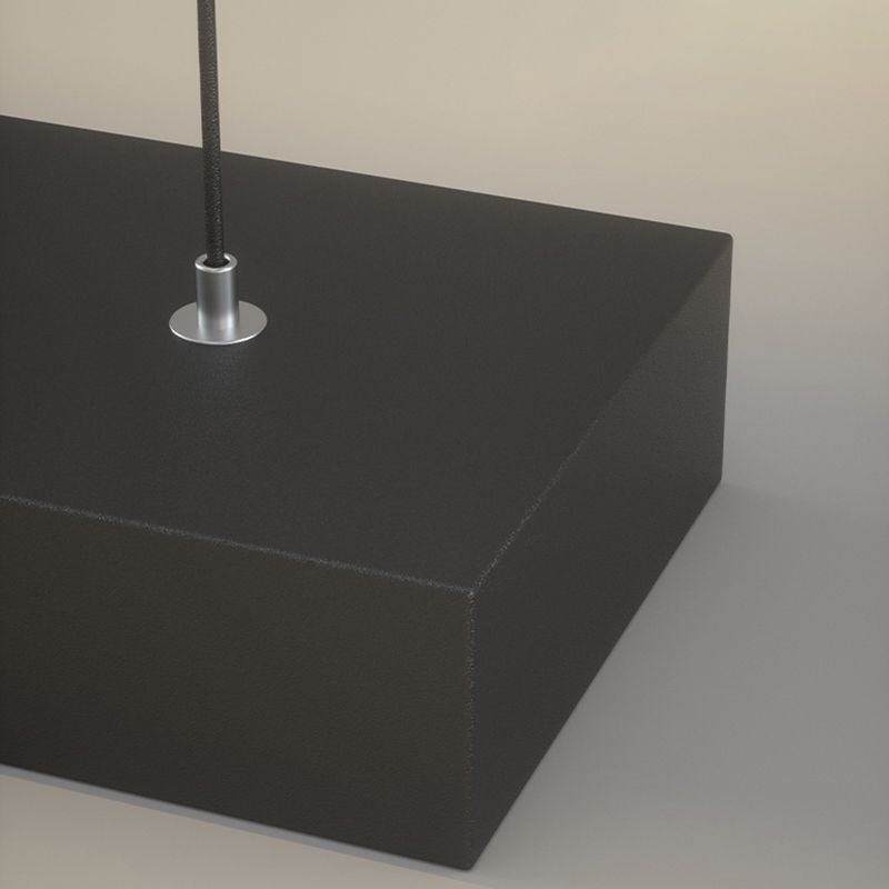 Moderna lampada appesa a sospensione a pendente a led lineare creativa con ombra acrilica