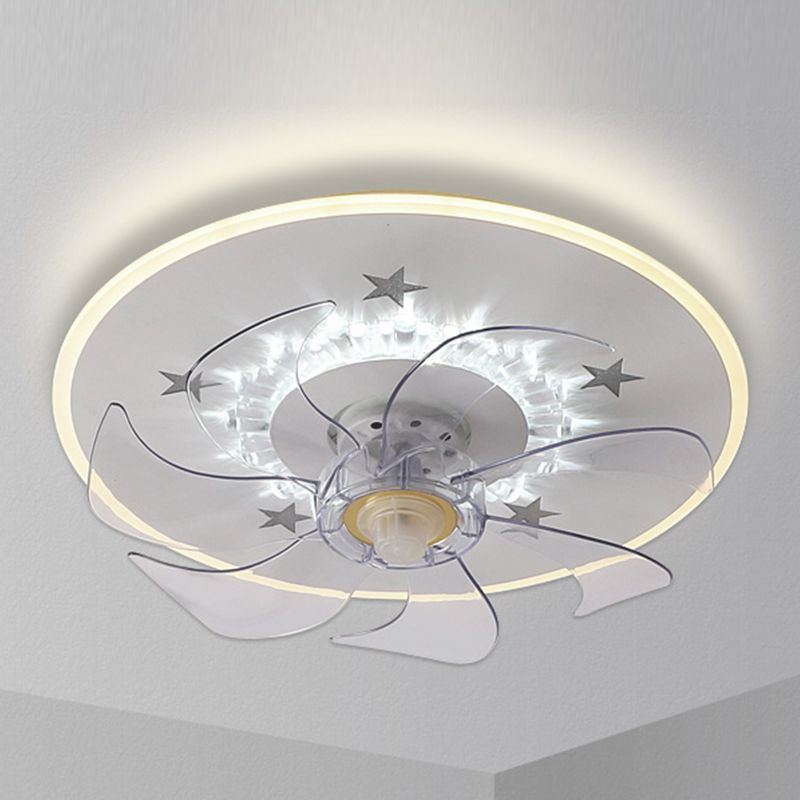 Modern Style Ceiling Fan Lighting Metal 2 Light Ceiling Fan Lighting for Bedroom