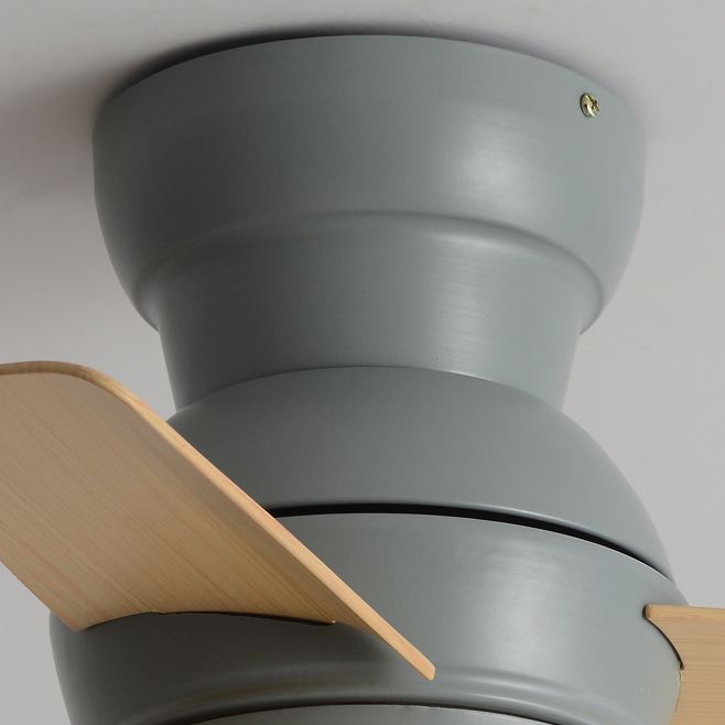 Metal Ceiling Fan Lamp Modern Style 1 Light Ceiling Fan Light for Children's Room