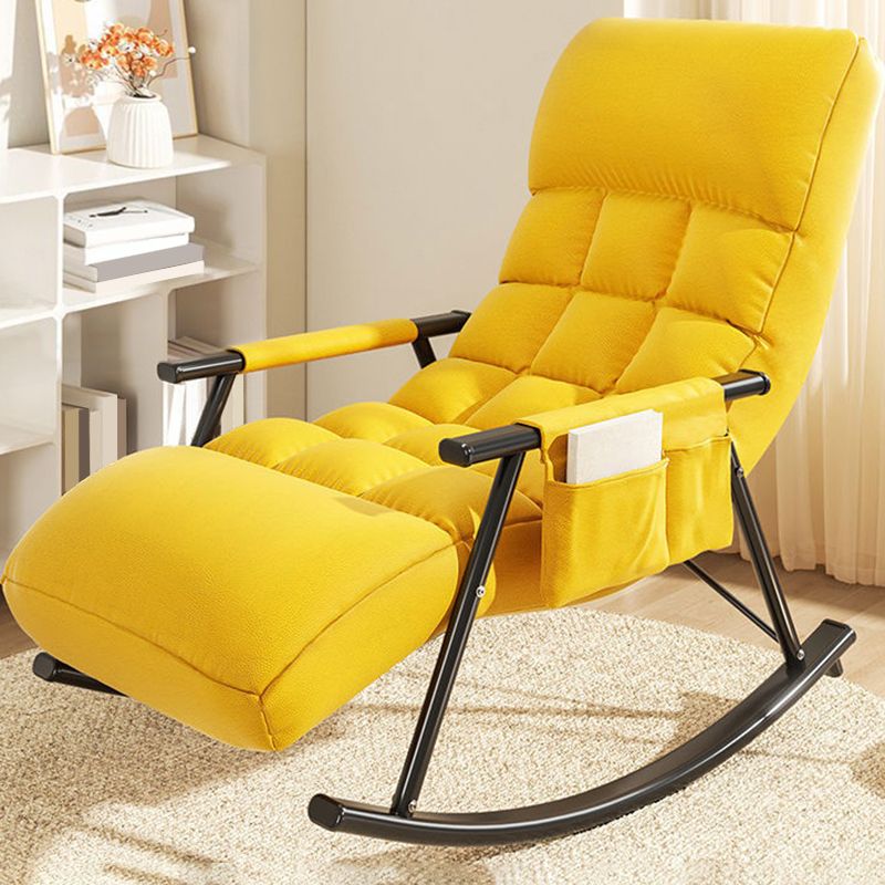 Home Leisure Lounge Chair Lazy Sofa Small Apartment Chair with Metal Frame