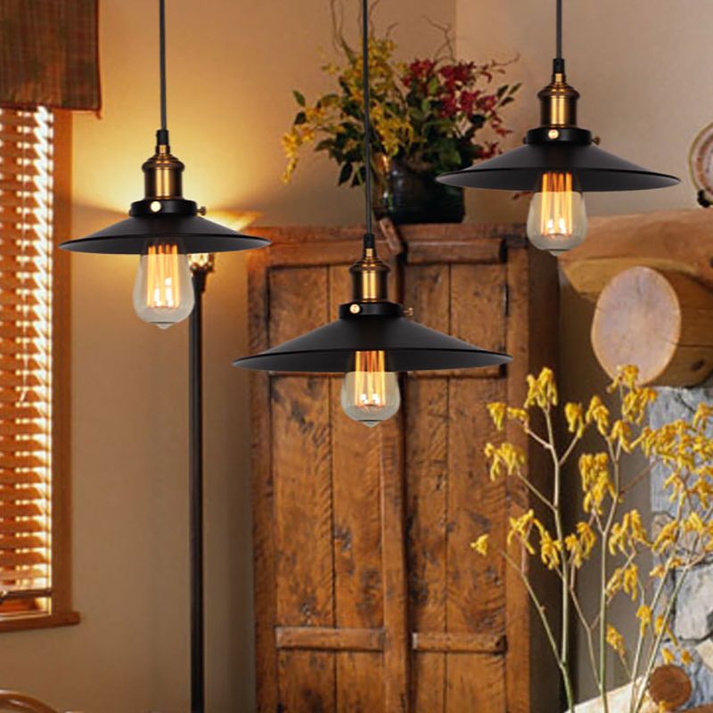 1 cilindro a cono a cono leggero Creative Creative Industrial Style Metal Cioncant per il ristorante