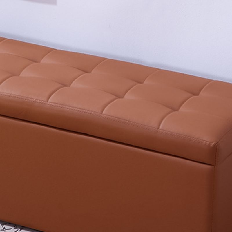 15.7" W Cushioned Seating Bench Modern Upholstered Entryway Bench