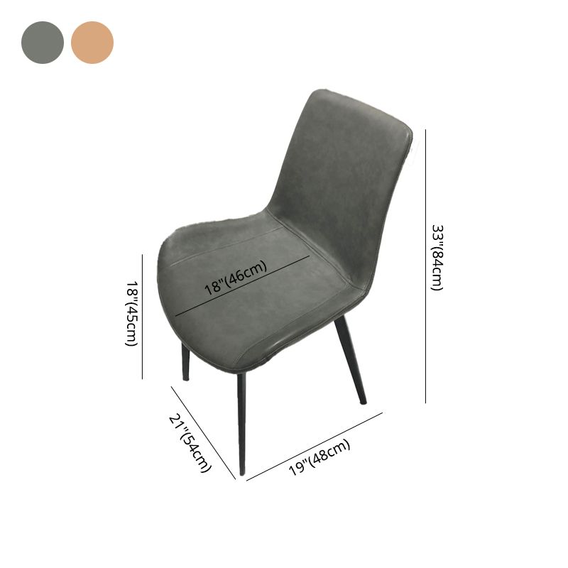 Chaises en métal de style contemporain, cuisine, salle à manger, fauteuil à dossier solide