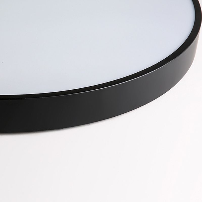 Lampada da soffitto di forma rotonda moderna in ferro amaretto 1 luce da incasso per balcone camera da letto