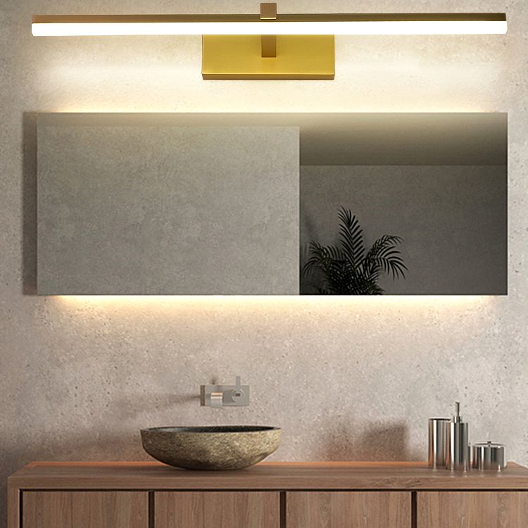Vanité linéaire moderne Lights Lights Mur Mur Mur Mur Mall Ayémorrat pour salle de bain