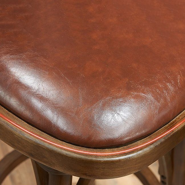 Industrial Solid Wood Bar Table Set 1/3/4/5 Pieces Counter Table with High Stools