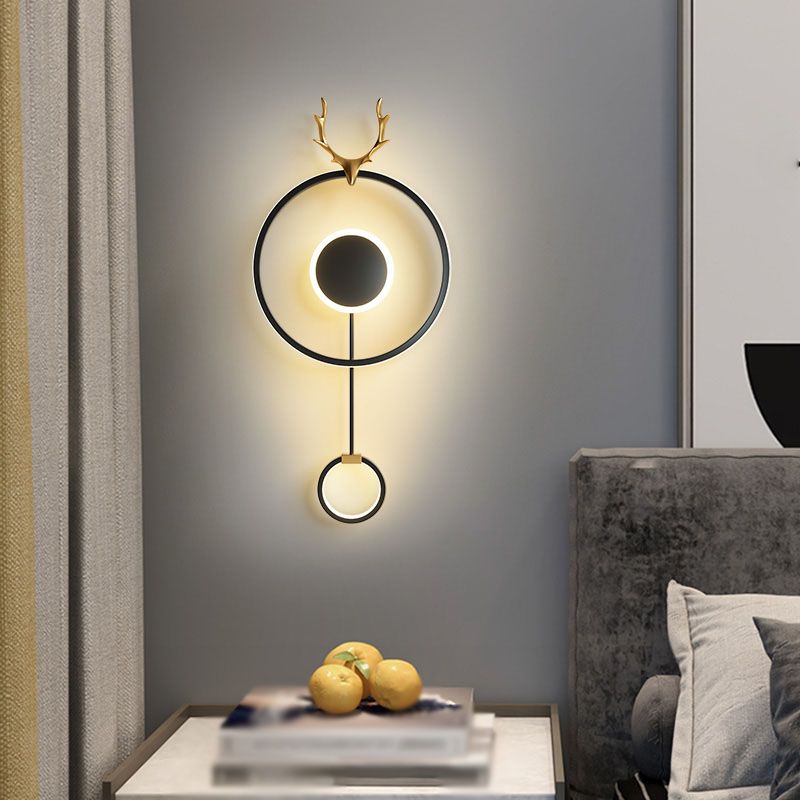 Modern Style Wall Mount Light LED Wall Sconce Light with Silica Gel Shade for Bedroom