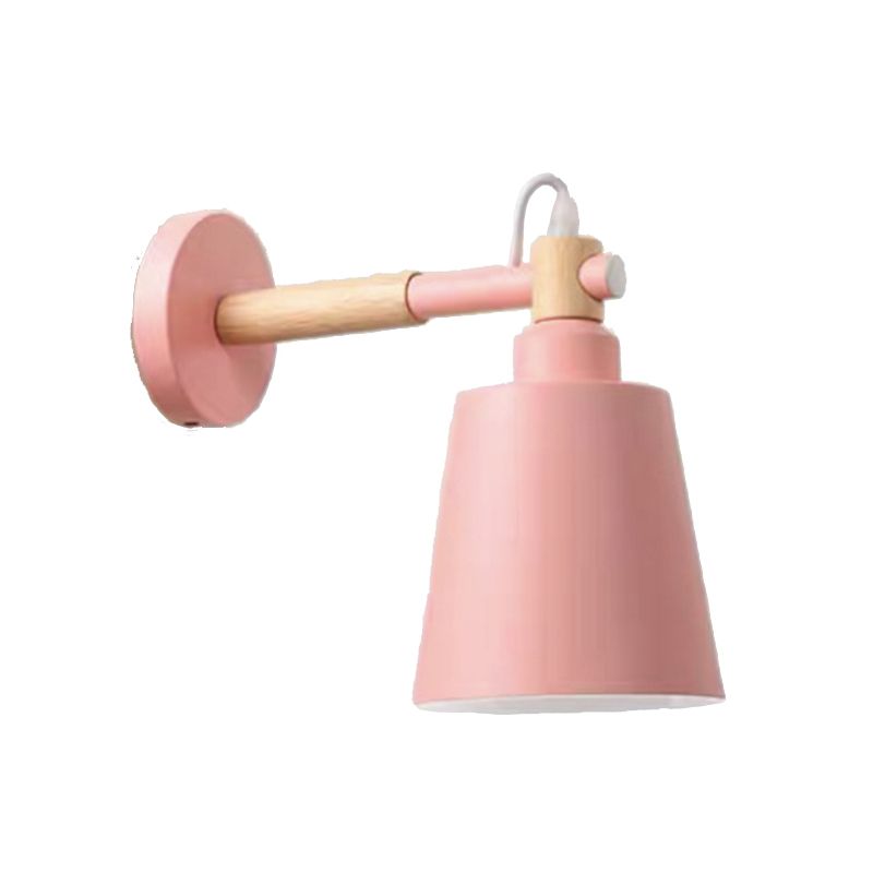 Modern Style Flared Wall Mounted Lamps Metal 1 Light Wall Lighting Ideas