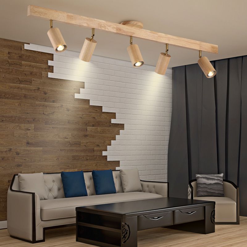 Solid Brass Ceiling Track Light Multi - Head Adjustable Ceiling Spotlight