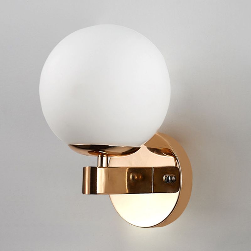 Glaskugel Wandleuchte moderne Stil 1 Lichtwandmontierte Leuchte