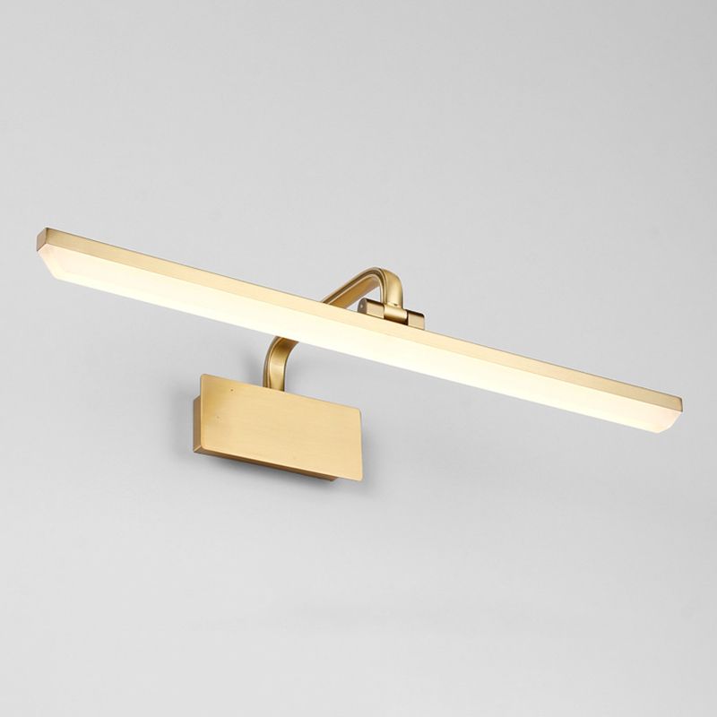 Thin-Line Metal Wall Mounted Lights Contemporary Wall Mounted Light Fixture for Bathroom