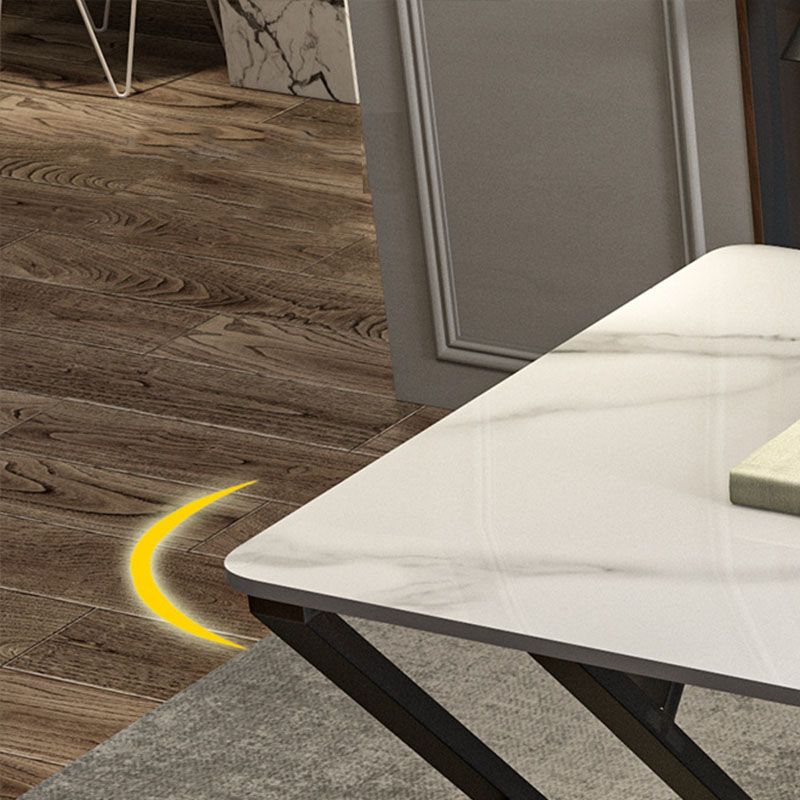 Simple Modern 30" H Desk Rectangular Sled Slate Desk for Home