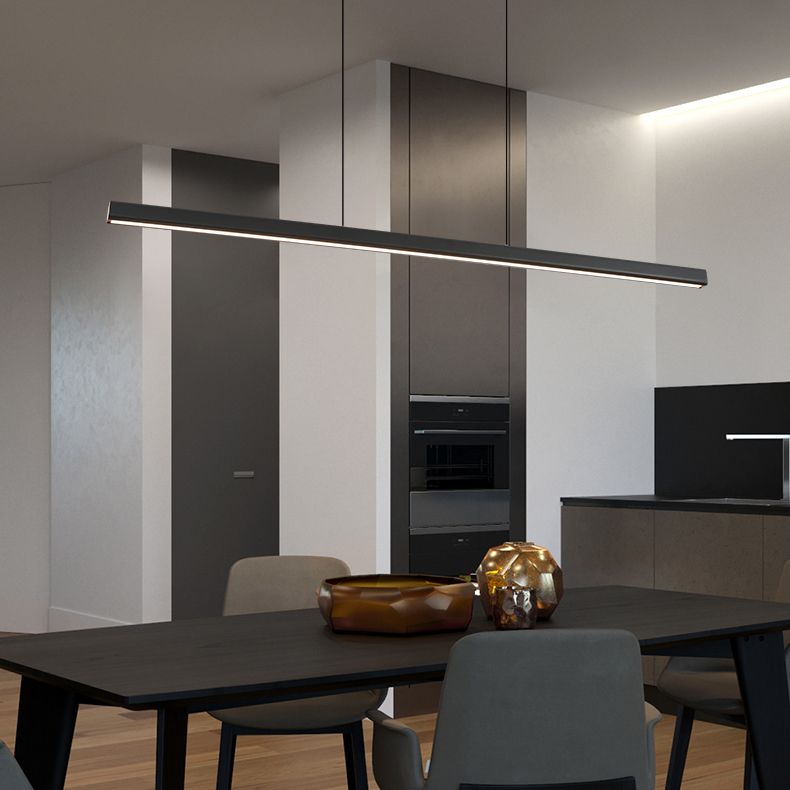 Minimalism Contemporary Style Island Pendant LED Island Chandelier Light for Dining Room