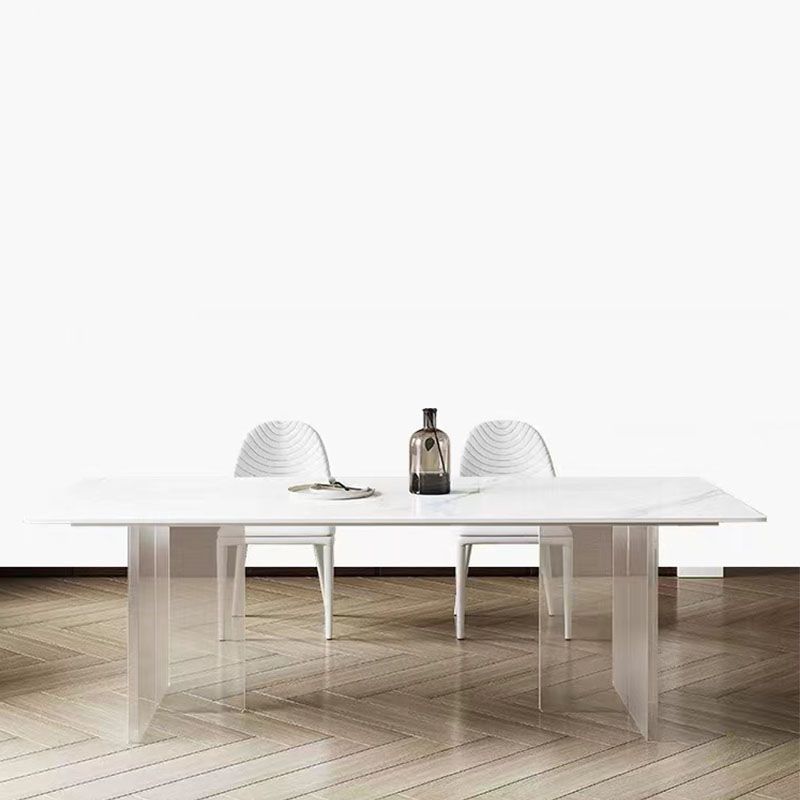 Modern Sintered Stone Dining Table Set 1/2/3/5/6 Pieces Dining Set for Home Use