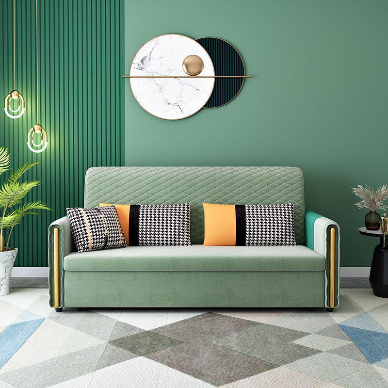 Reclining Square Arm Loveseat Modern Tight Back Bed Sofa Couch