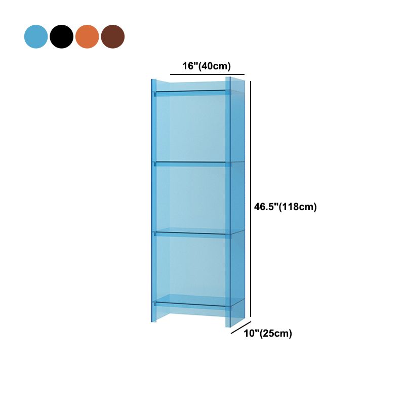 Libreria standard acrilica scandinava libreria chiusa verticale per soggiorno