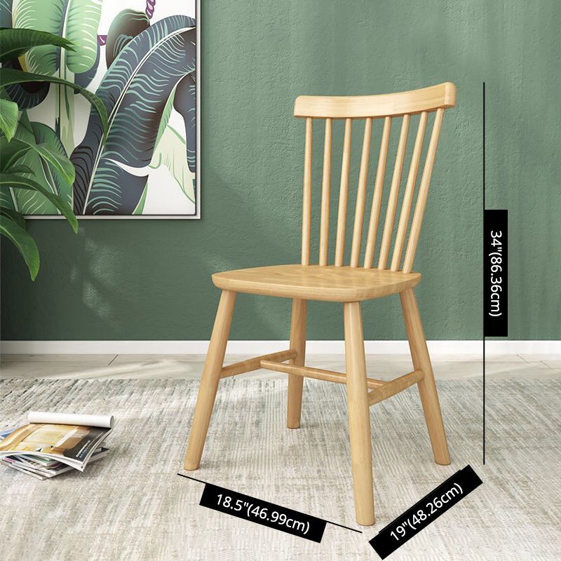 Minimalist Style Dining Room Sets with Solid Wood Dining Table and Chairs