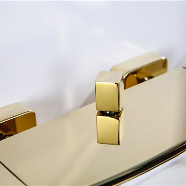 Modern Tub Faucet Trim Copper with Handles and Diverter Wall Mount Bath Filler Trim