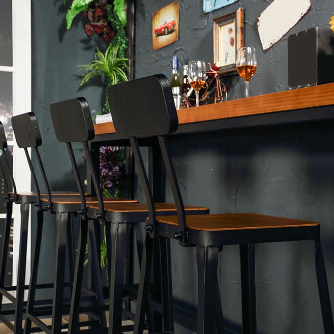 Industrial Bar Stool and Table Set 1/4/5 Pieces Pub Dining Set