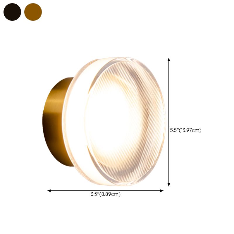 Modernism LED Wall Sconce Round Shape Sconce Lighting for Bedroom