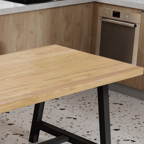 Modern 1/4/5 Pieces Dining Set Rectangle Pine Wood Dining Table for Kitchen Dining Room