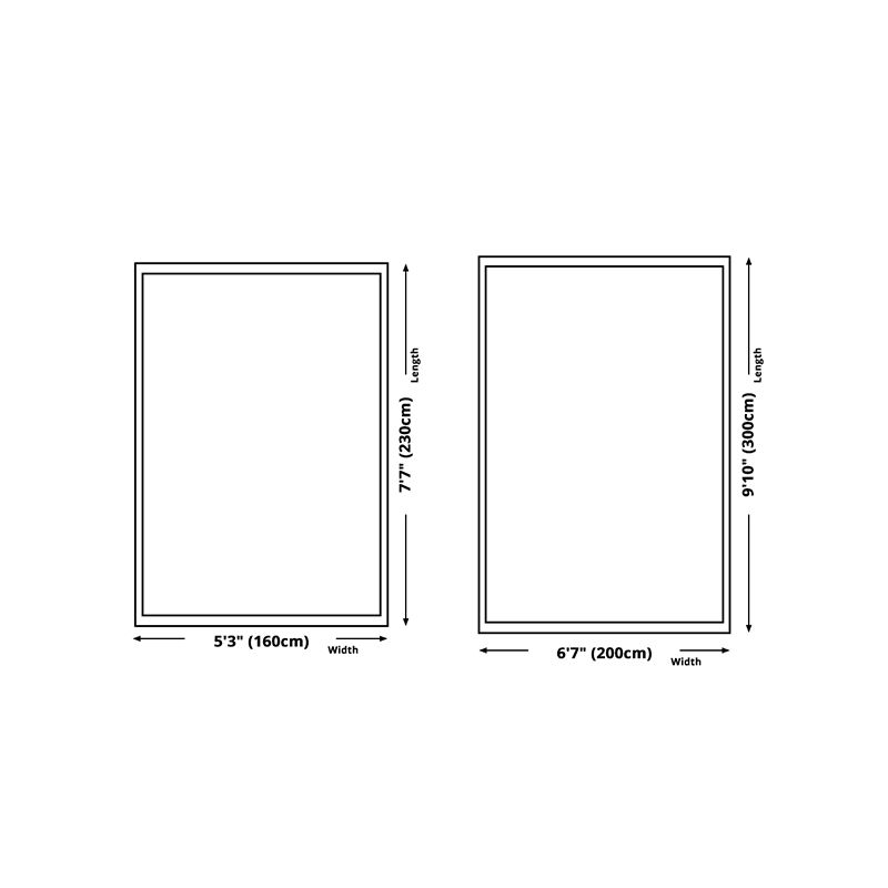 Modern Wine Red Rug Polyester Contrast Color Rug Washable Rug for Living Room