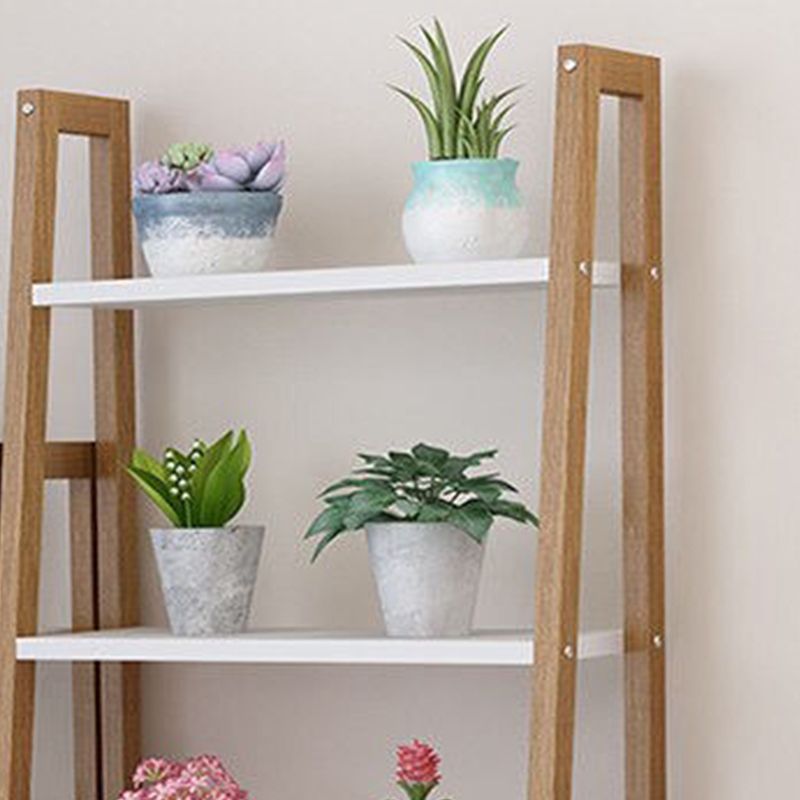 Open Back Bookshelf Scandinavian Style Bookcase for Study Room and Office