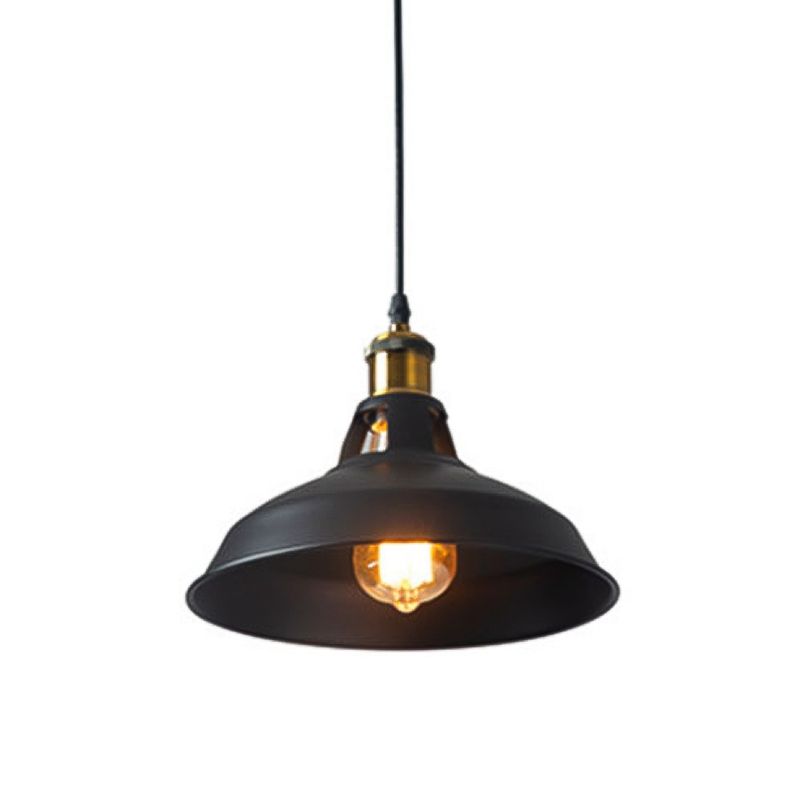 Lampada a sospensione in metallo a 1 luce bar a sospensione vintage per negozio