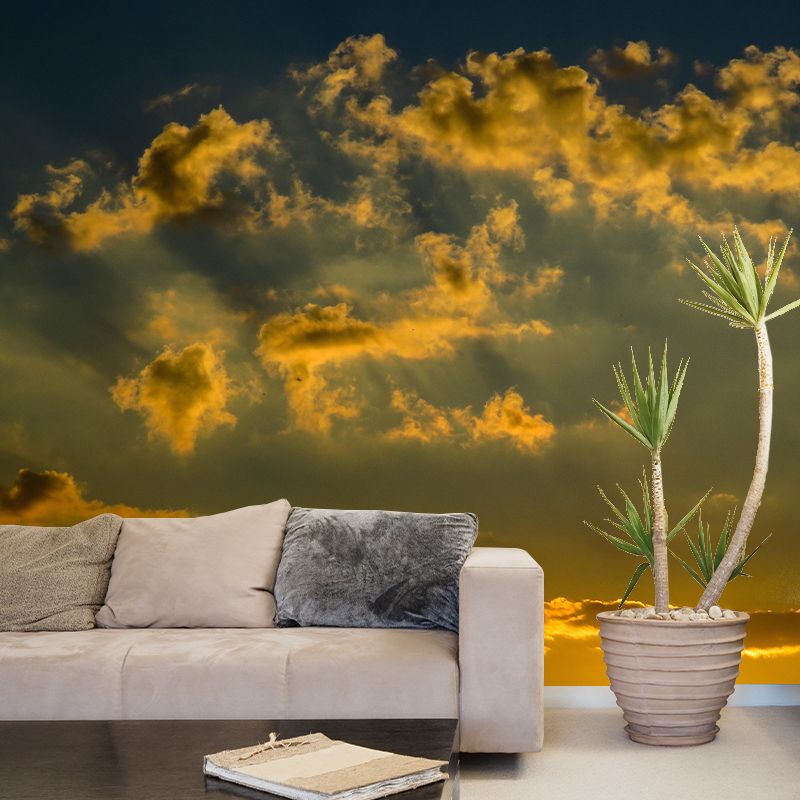 Sky Photography Wallpaper Mildew Resistant Sleeping Room Wall Mural