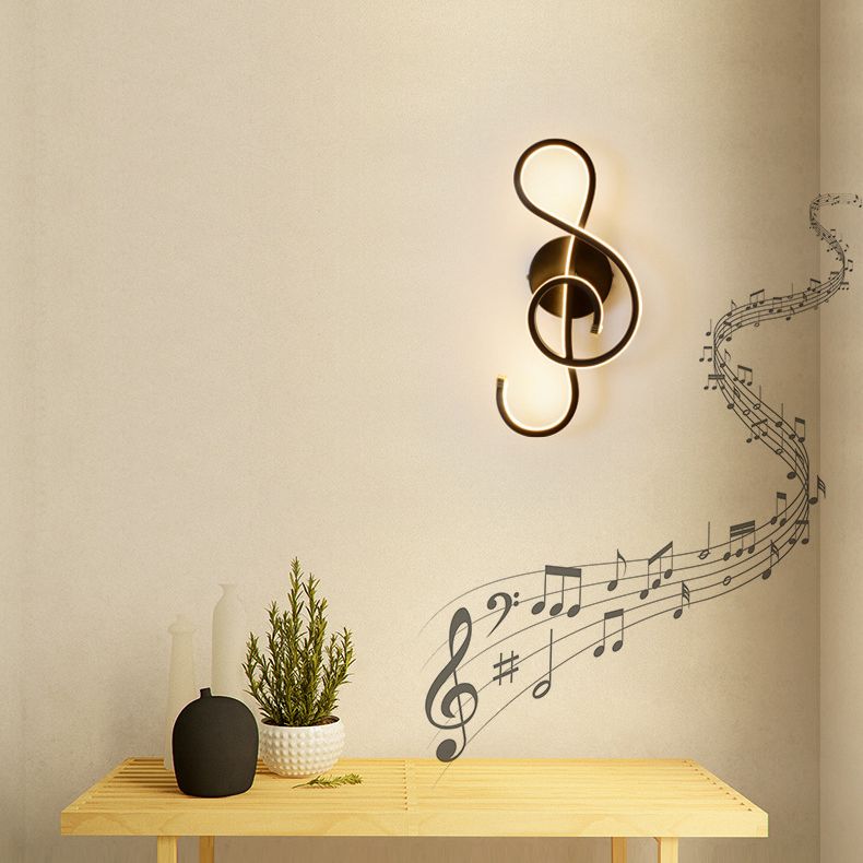 Lámpara de pared lineal de aluminio LED de Led Minimalista moderno con sombra acrílica