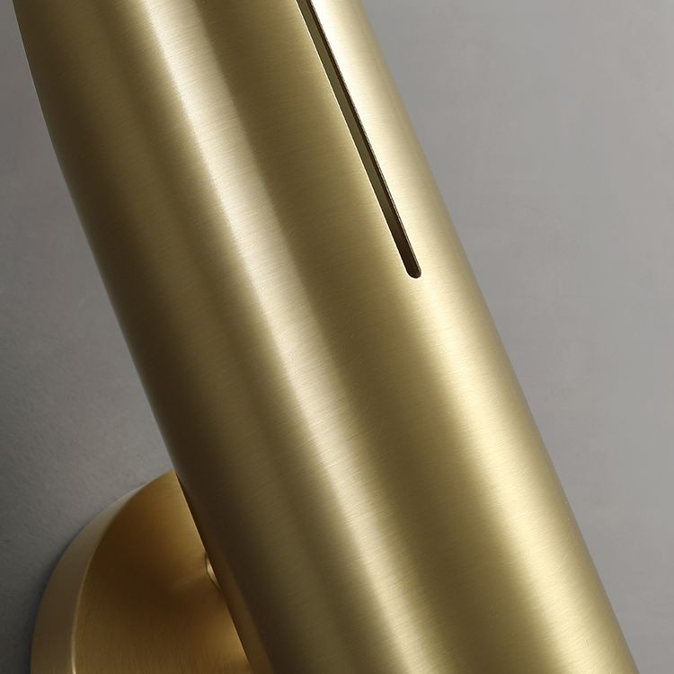 Shaded Metal Sconce Light Fixture Contemporary Wall Mounted Light Fixture for Bedroom