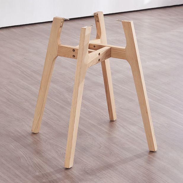 Solid Wood Dining Table Contemporary Style Dining Site Table with 4 Legs