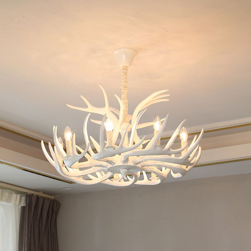 Lustre de corne fausse lustre