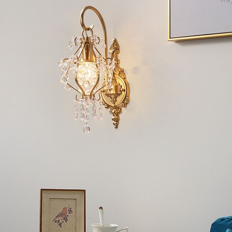 Nordic Style Crystal Vanity Light Geometry Shape Vanity Lamp for Shower Room