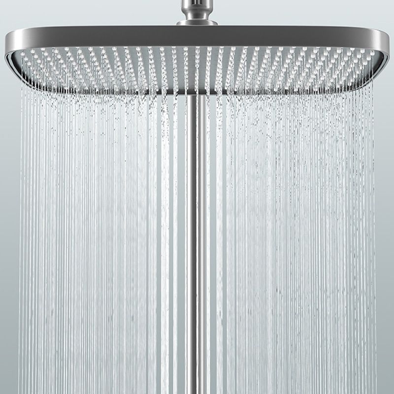 Contemporary Shower Set Slide Bar Handheld Shower Head Wall Mounted Shower System