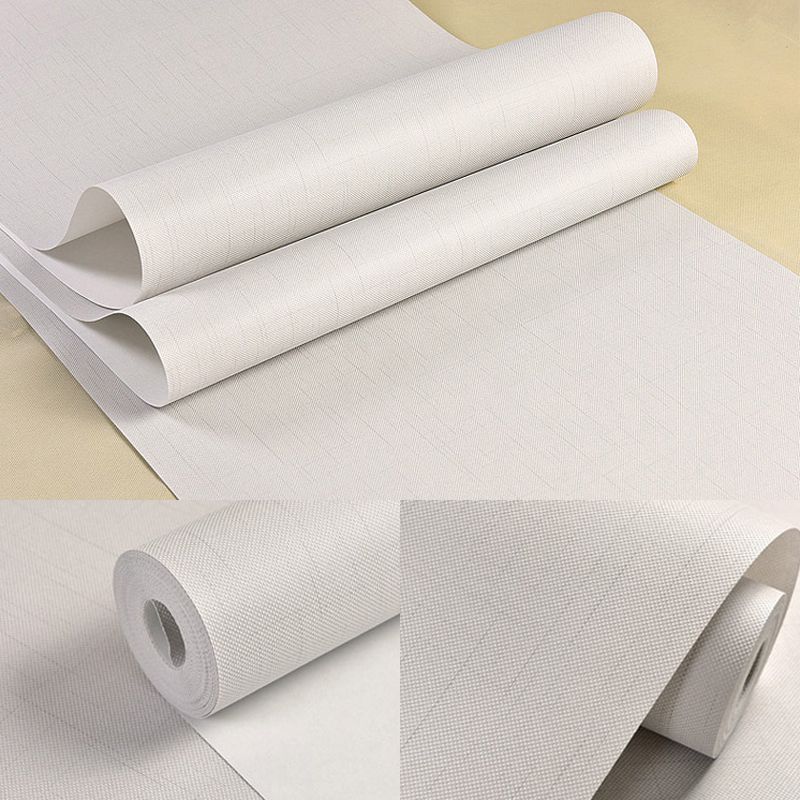 Minimalist Solid Wallpaper Roll for Dining Room 19.5' L x 20.5" W Wall Covering in Light-Color