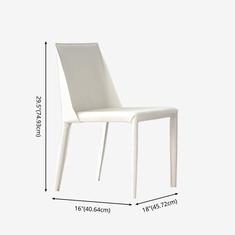 Modern White Sintered Stone Dining Set Standard Rectangle Dining Table Set with 4 Legs Base